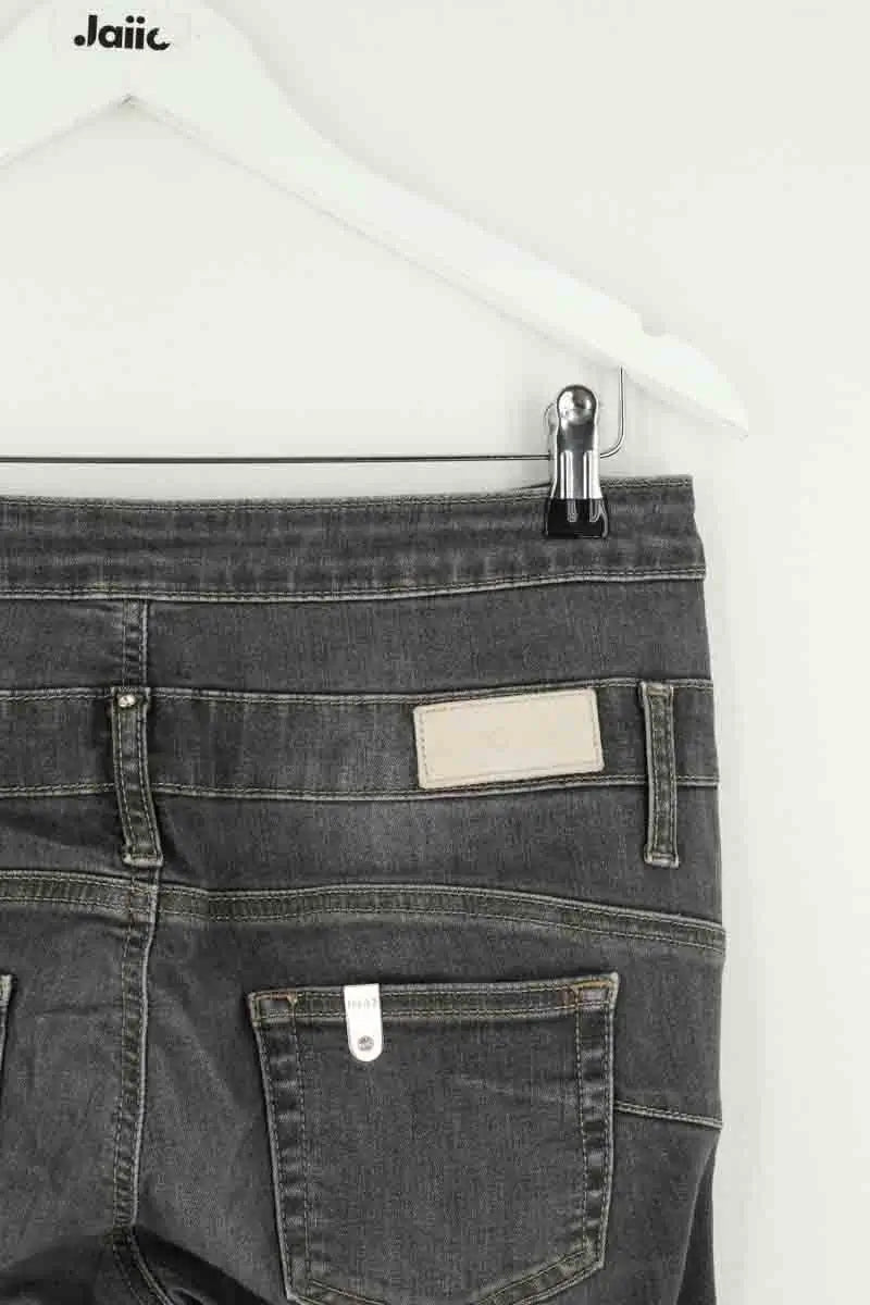 Jean slim Liu Jo Gris en Coton