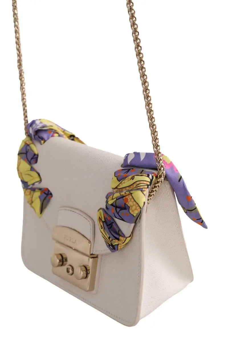 Mini sac Furla Beige en Cuir