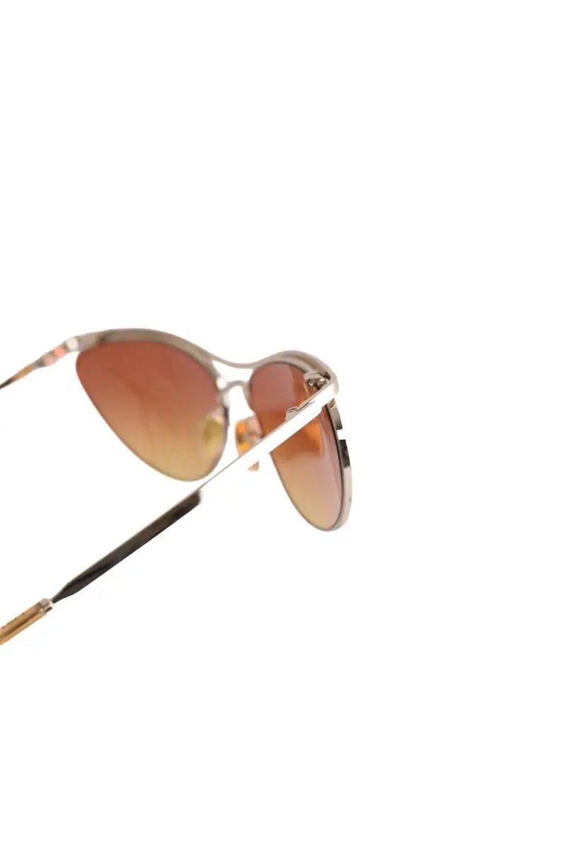 Lunettes de soleil Chloé Marron en Métal