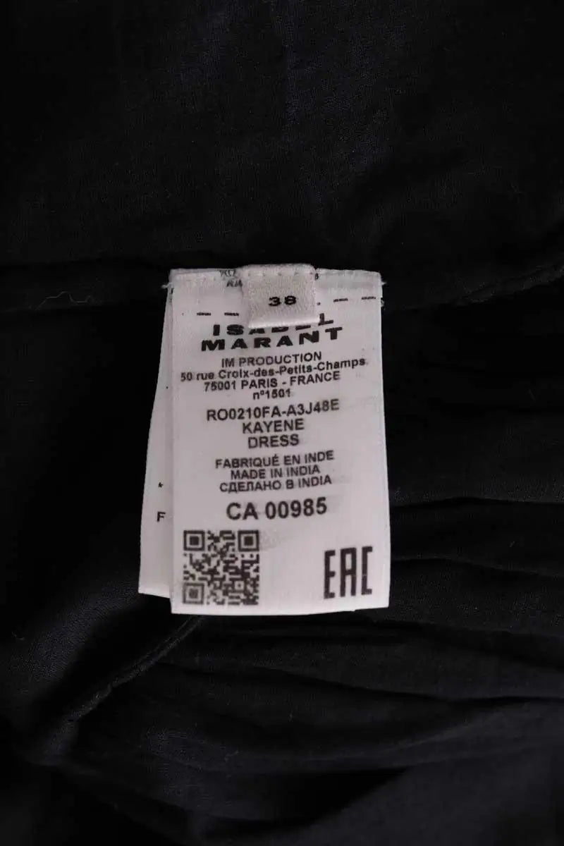 Robe Isabel Marant Étoile Noir en Coton