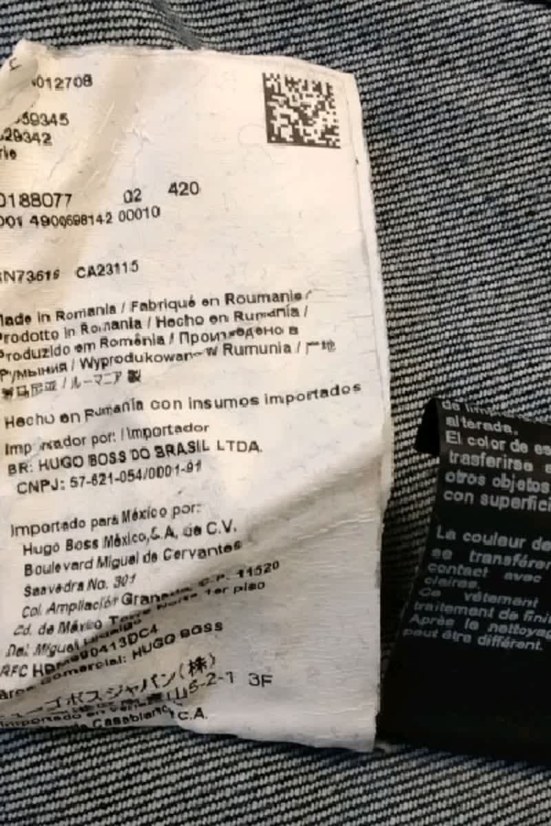 Chemise Hugo Boss  Bleu