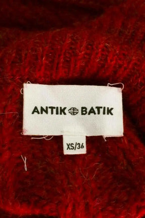 Robe Antik Batik Rouge en Laine