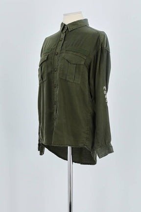 Chemise The Kooples  Kaki