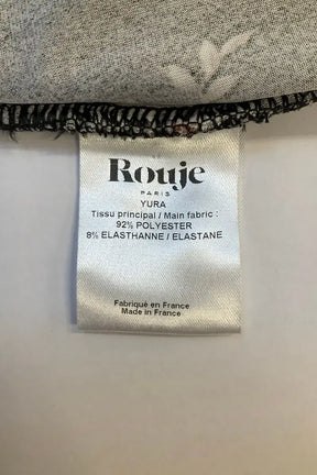 Top Rouje Noir en Synthétique