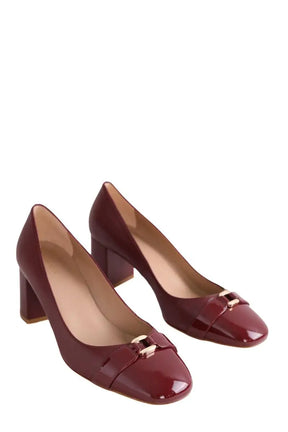 Talons LK Bennett Kate Bordeaux en Cuir verni