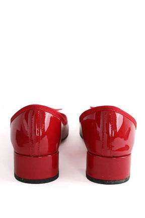 Talons Repetto Rouge en Cuir