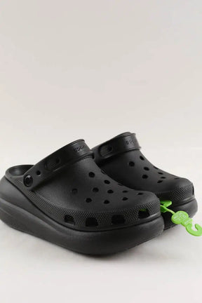 Sabots Crocs Noir en Tissu