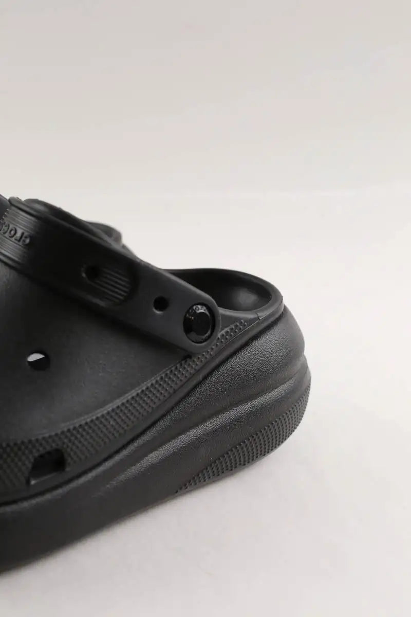 Sabots Crocs Noir en Tissu