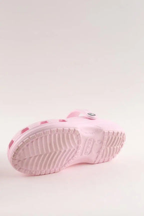 Sabots Crocs Rose en Tissu