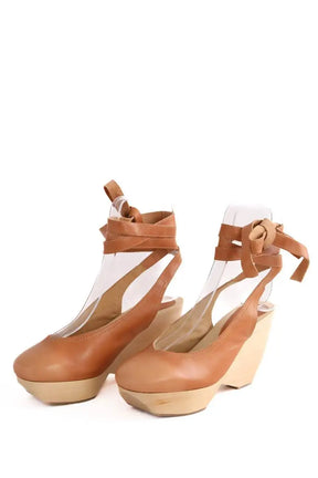 Sabots Isabel Marant Clog slinbacks Camel en Cuir