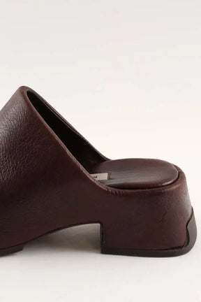 Sabots Miista Marron en Cuir