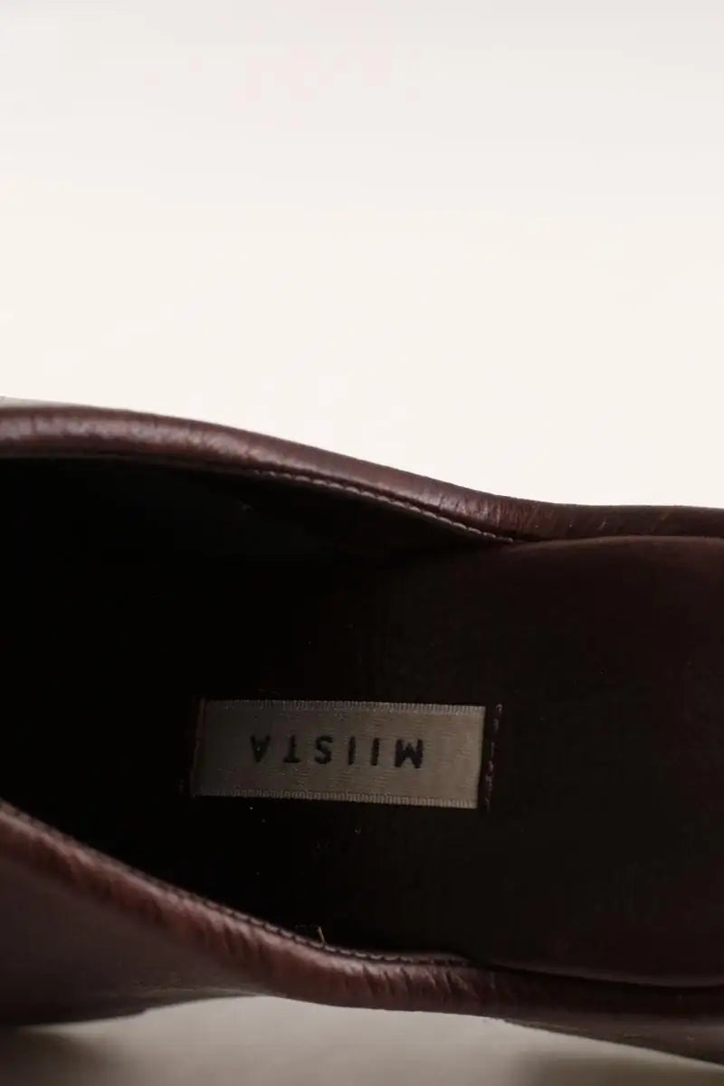 Sabots Miista Marron en Cuir