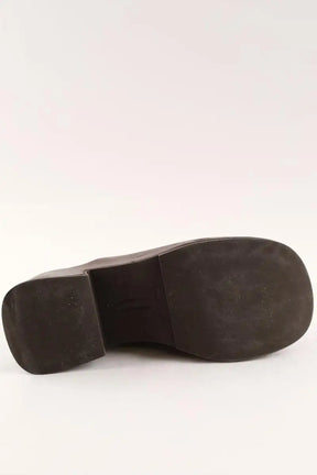 Sabots Miista Marron en Cuir