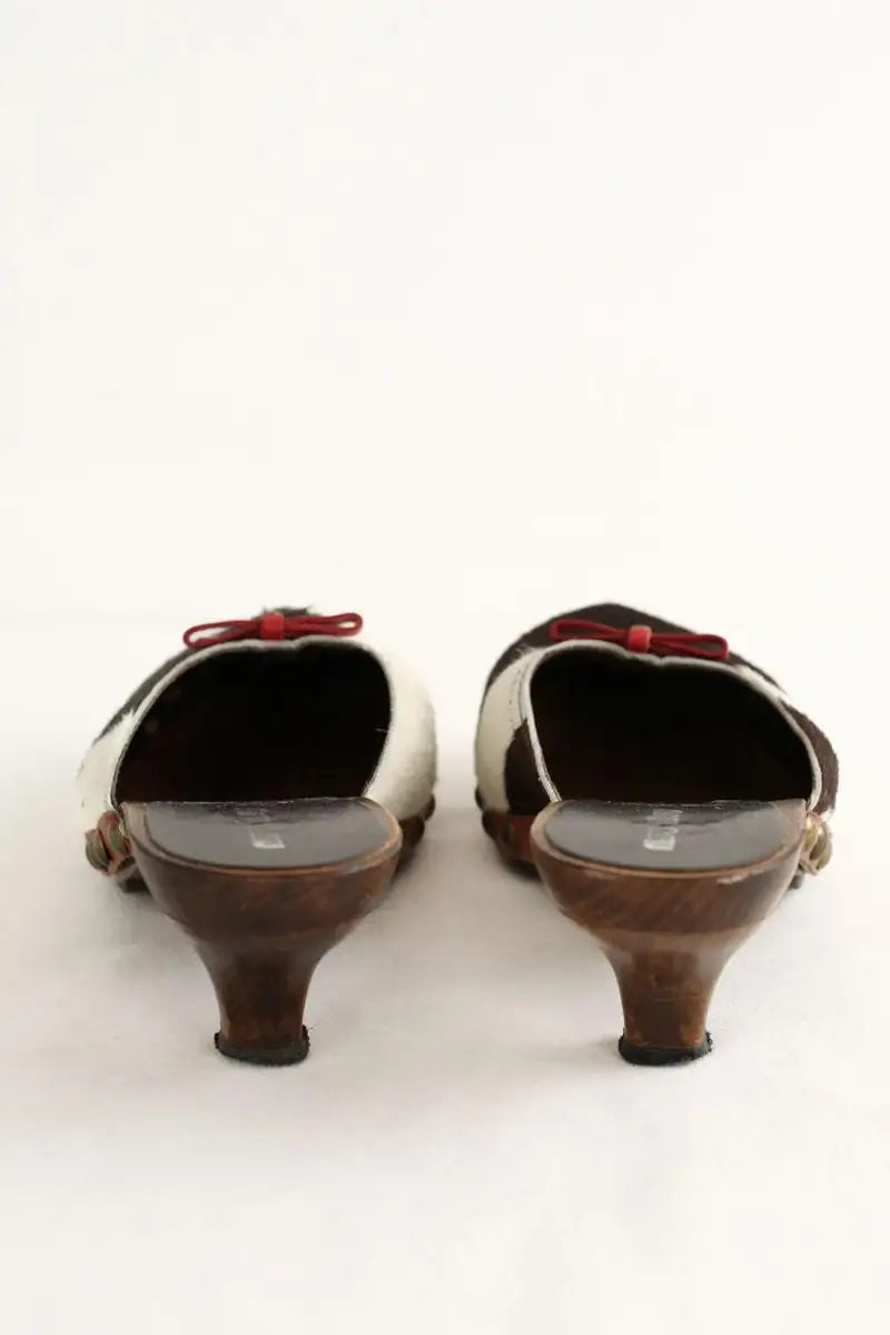 Sabots Miu Miu Marron en Fourrure
