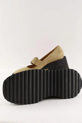 Sabots MM6 Beige en Daim