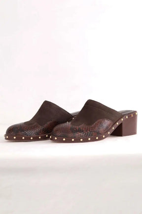 Sabots Vanessa Bruno Marron en Cuir