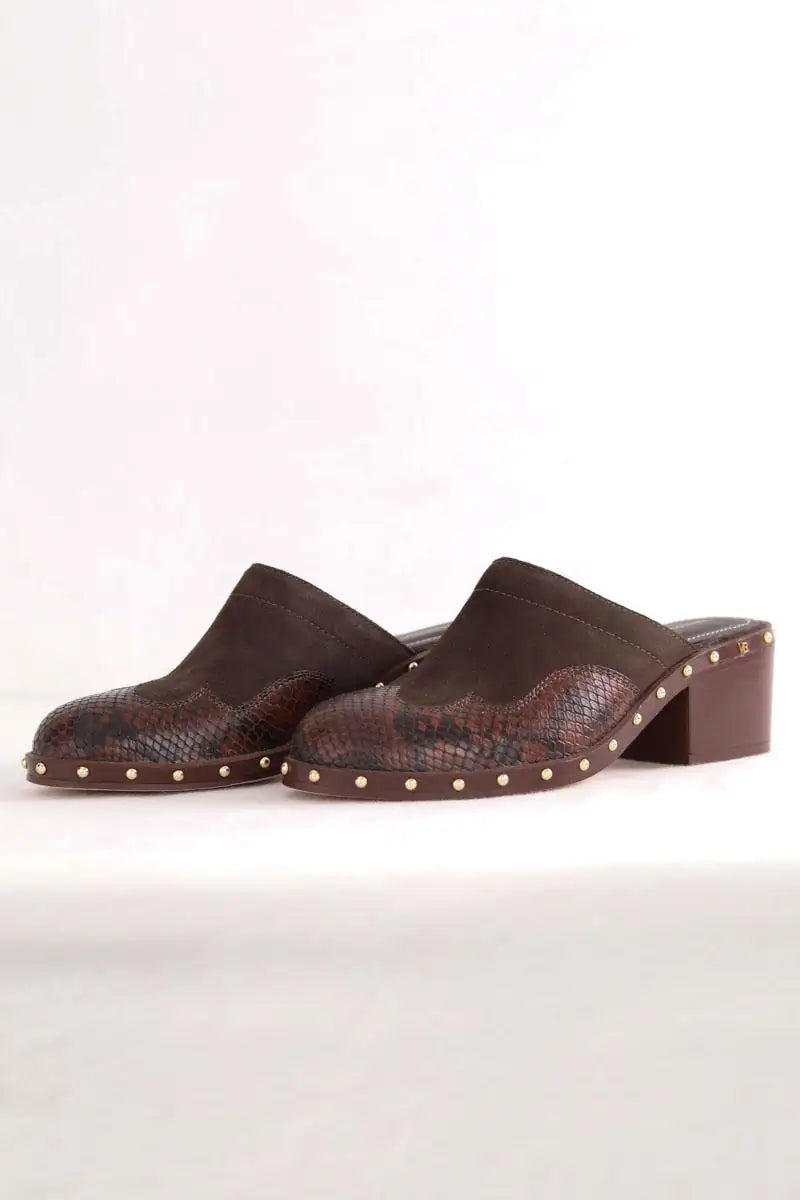 Sabots Vanessa Bruno Marron en Cuir