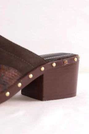 Sabots Vanessa Bruno Marron en Cuir