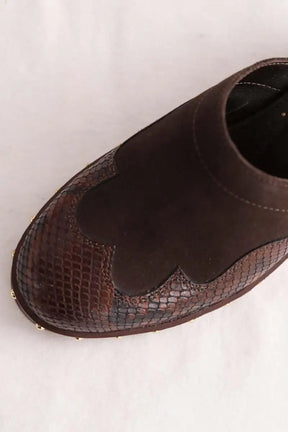 Sabots Vanessa Bruno Marron en Cuir