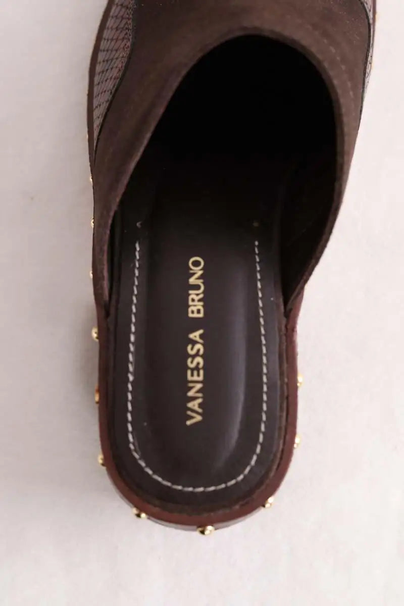 Sabots Vanessa Bruno Marron en Cuir