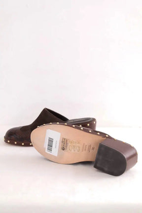 Sabots Vanessa Bruno Marron en Cuir