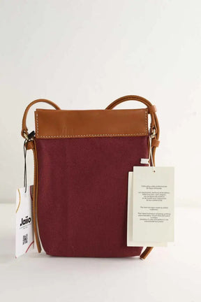 Sac à bandoulière Antik Batik Bordeaux en Coton