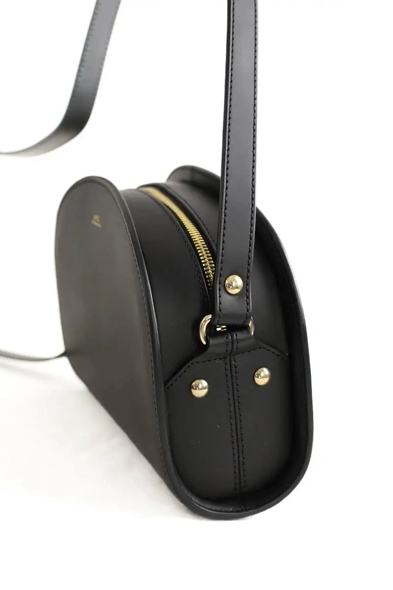Sac à bandoulière APC Noir en Cuir