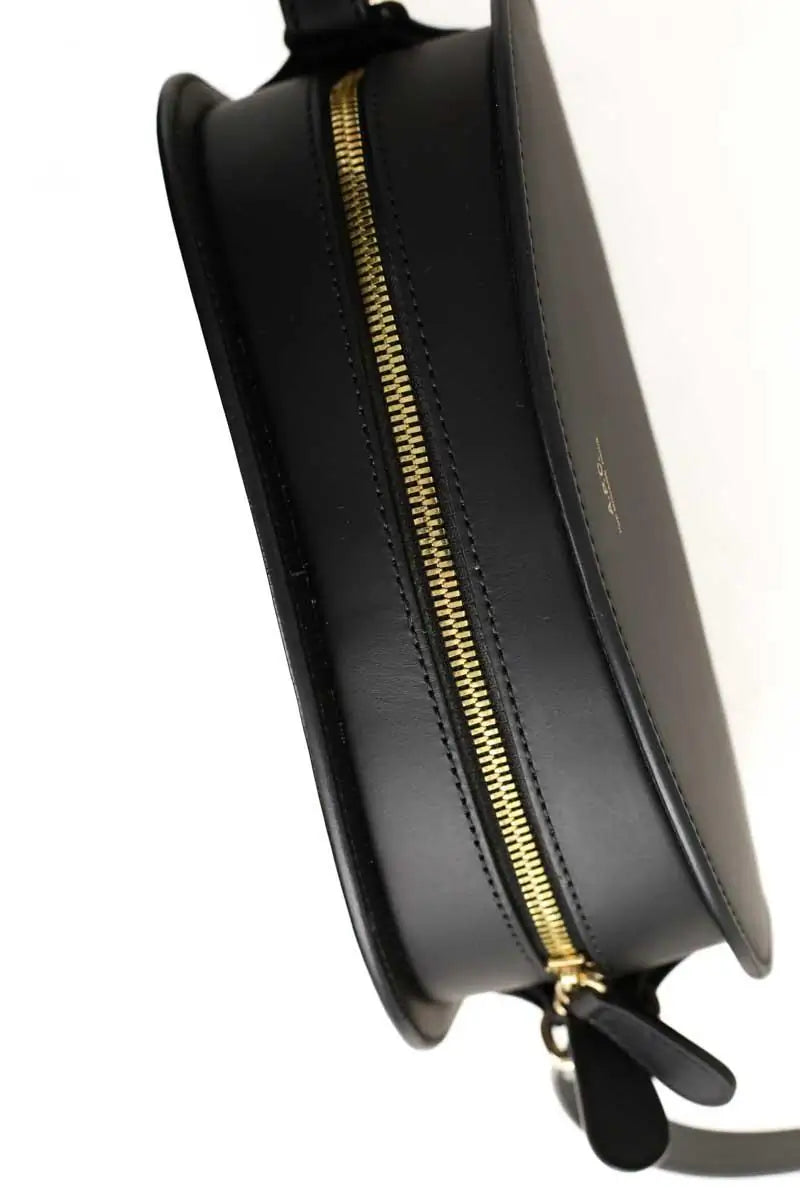 Sac à bandoulière APC Noir en Cuir