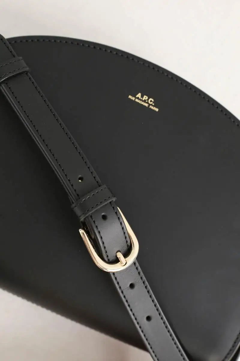 Sac à bandoulière APC Noir en Cuir