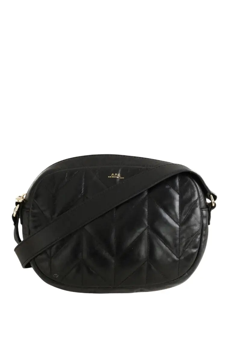 Sac à bandoulière APC Noir en Cuir - Seconde Main