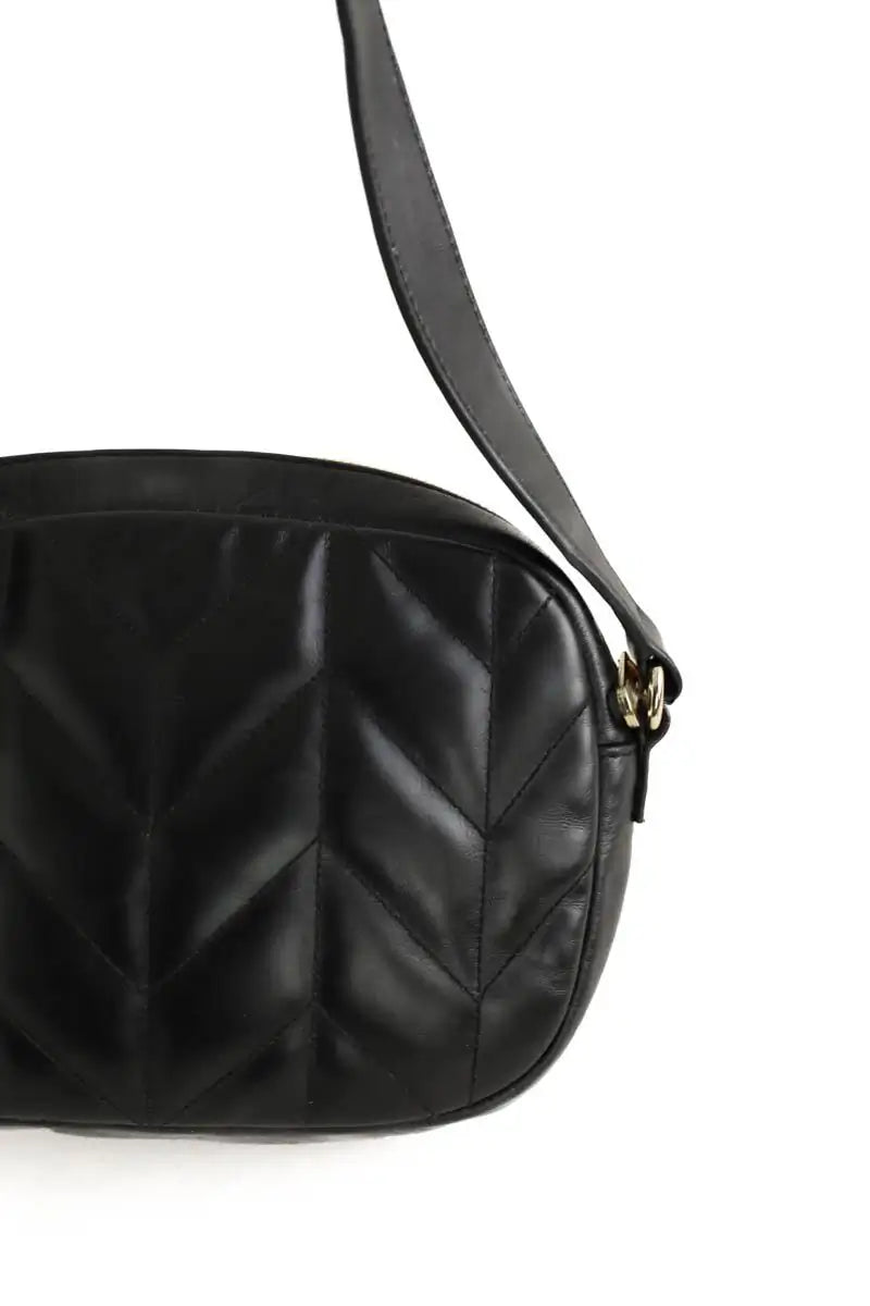Sac à bandoulière APC Noir en Cuir