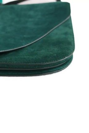 Sac à bandoulière Bottega Veneta Vert en Daim