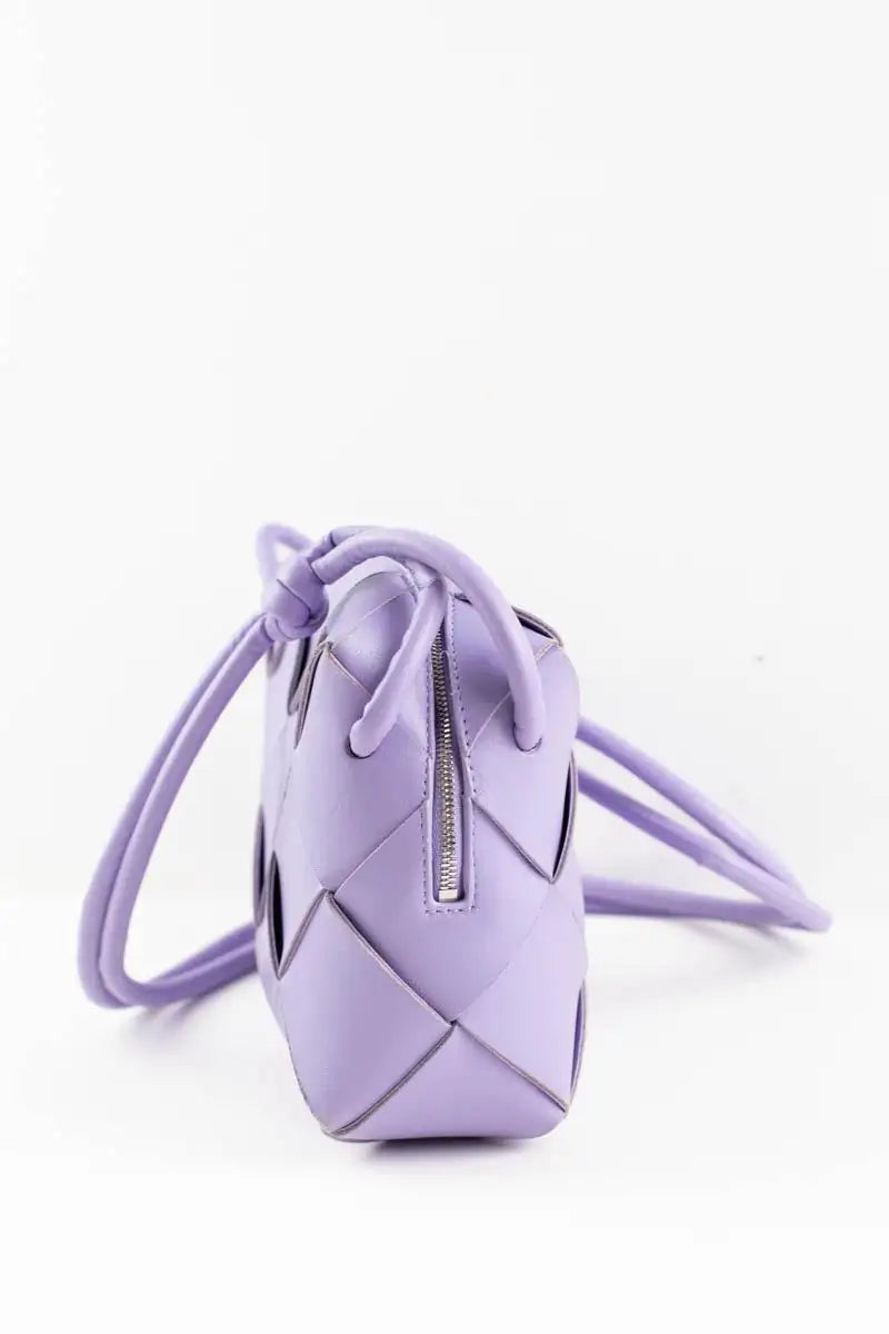 Sac à bandoulière Bottega Veneta Violet en Cuir