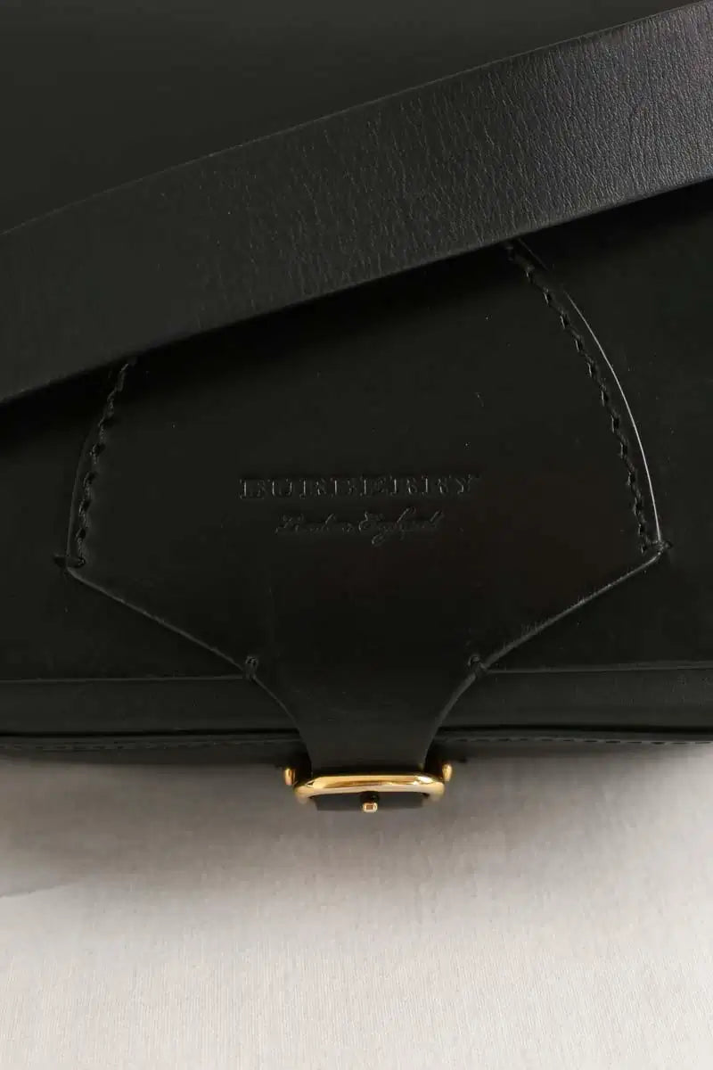 Sac à bandoulière Burberry Noir en Cuir