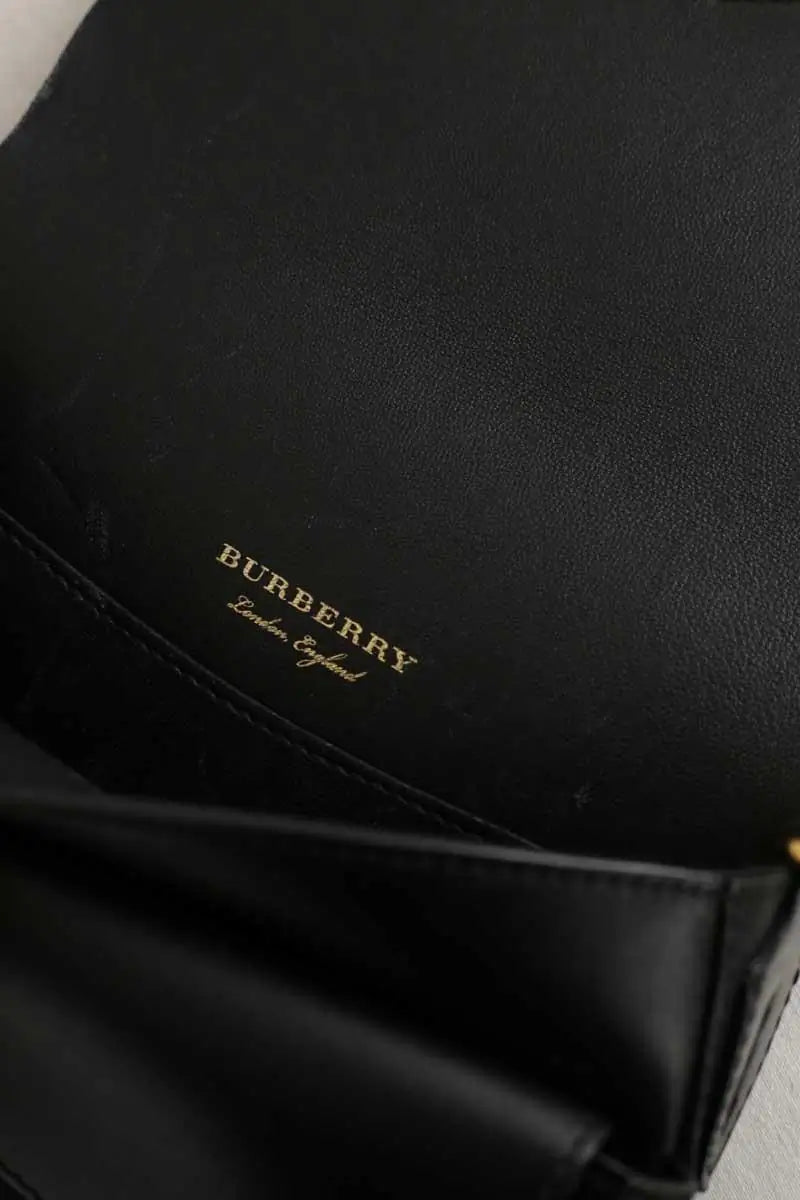 Sac à bandoulière Burberry Noir en Cuir