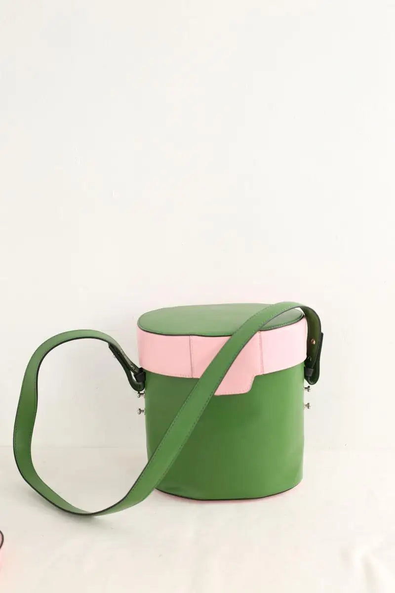 Sac à bandoulière Carel BIBI Vert en Cuir