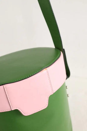 Sac à bandoulière Carel BIBI Vert en Cuir