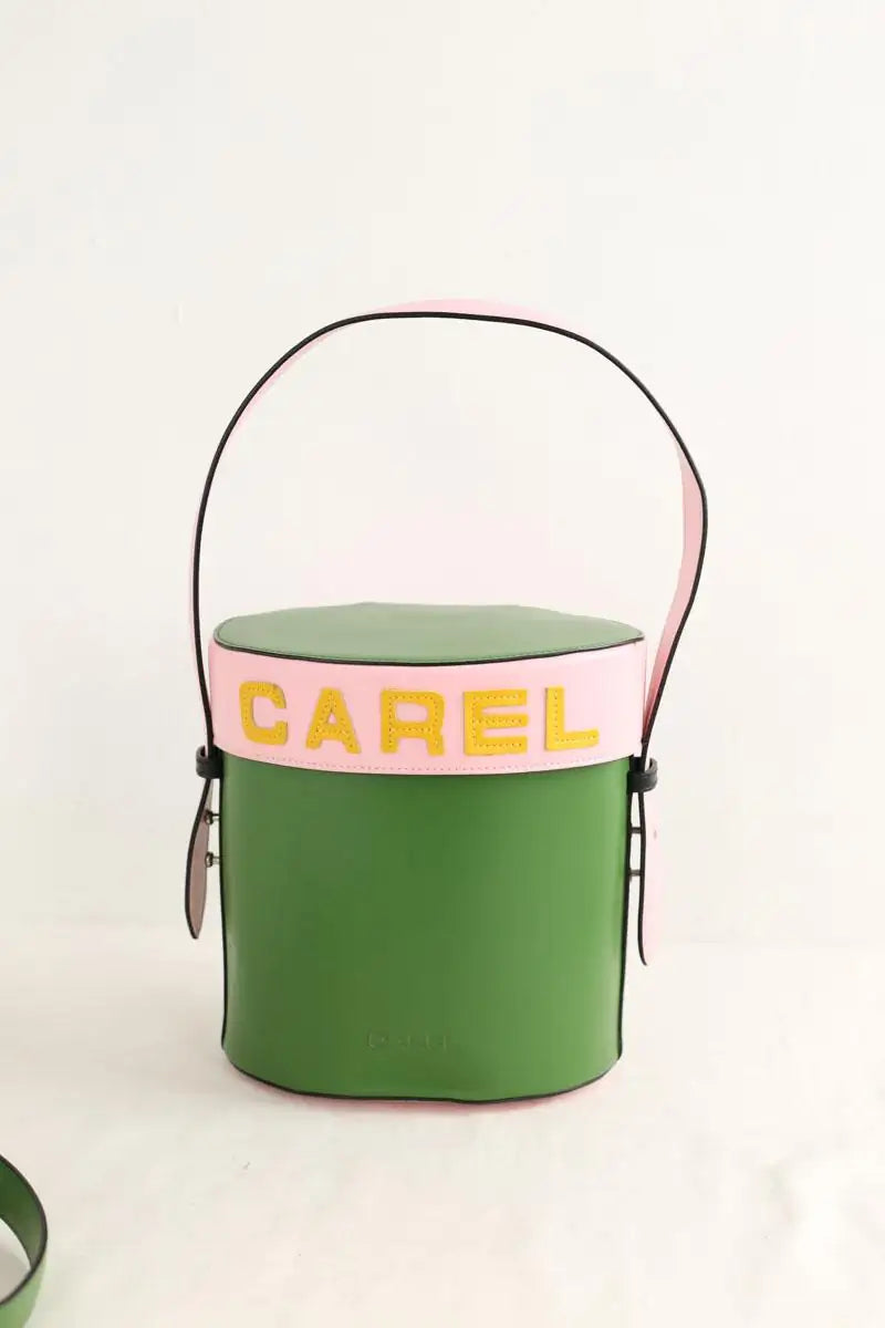 Sac à bandoulière Carel BIBI Vert en Cuir