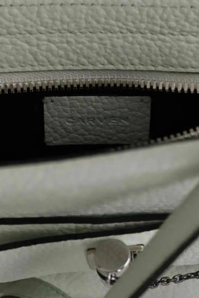 Sac à bandoulière Carven Vert en Cuir