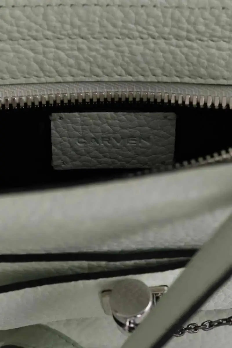 Sac à bandoulière Carven Vert en Cuir