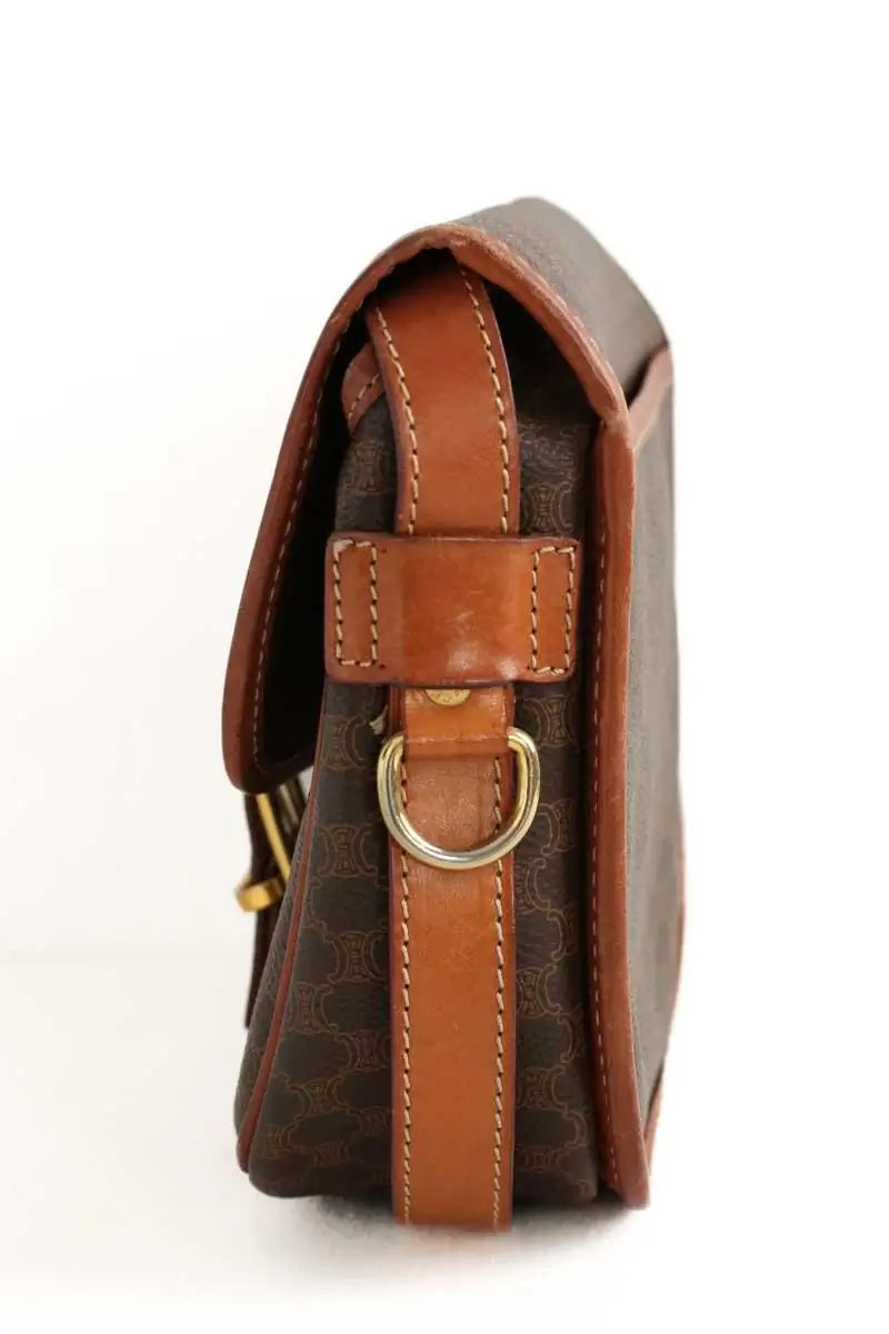 Sac à bandoulière Celine Marron en Cuir