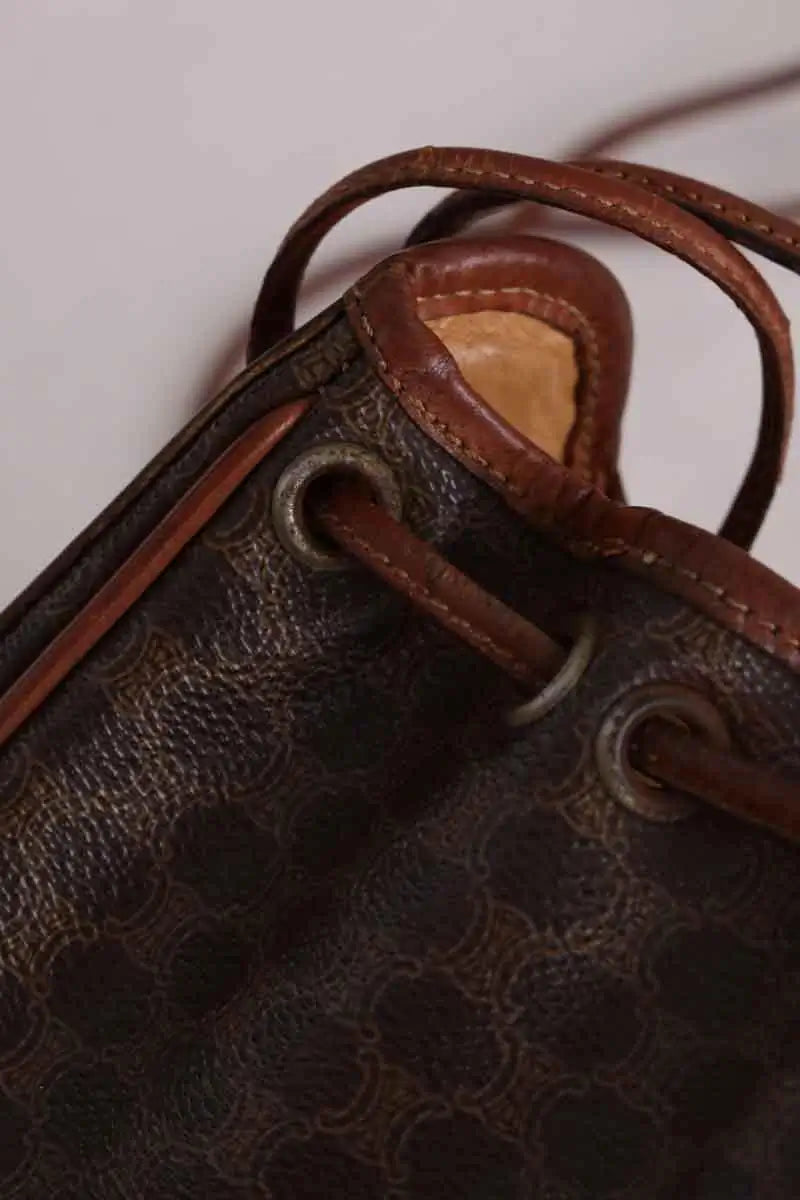 Sac à bandoulière Celine Marron en Cuir