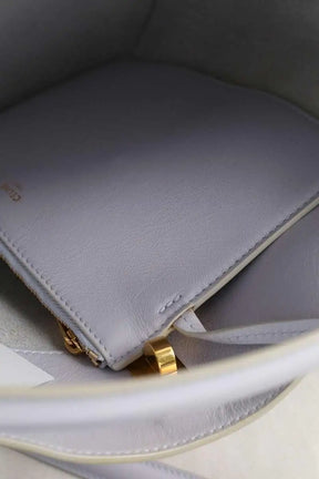 Sac à bandoulière Celine sac seau 16 Gris en Cuir