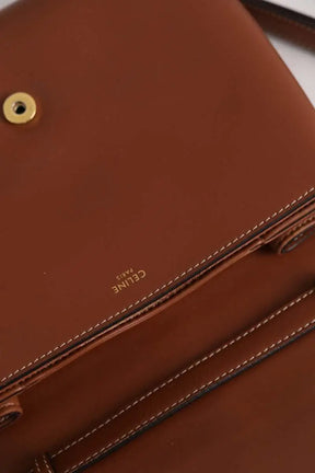 Sac à bandoulière Celine Tabou Camel en Cuir