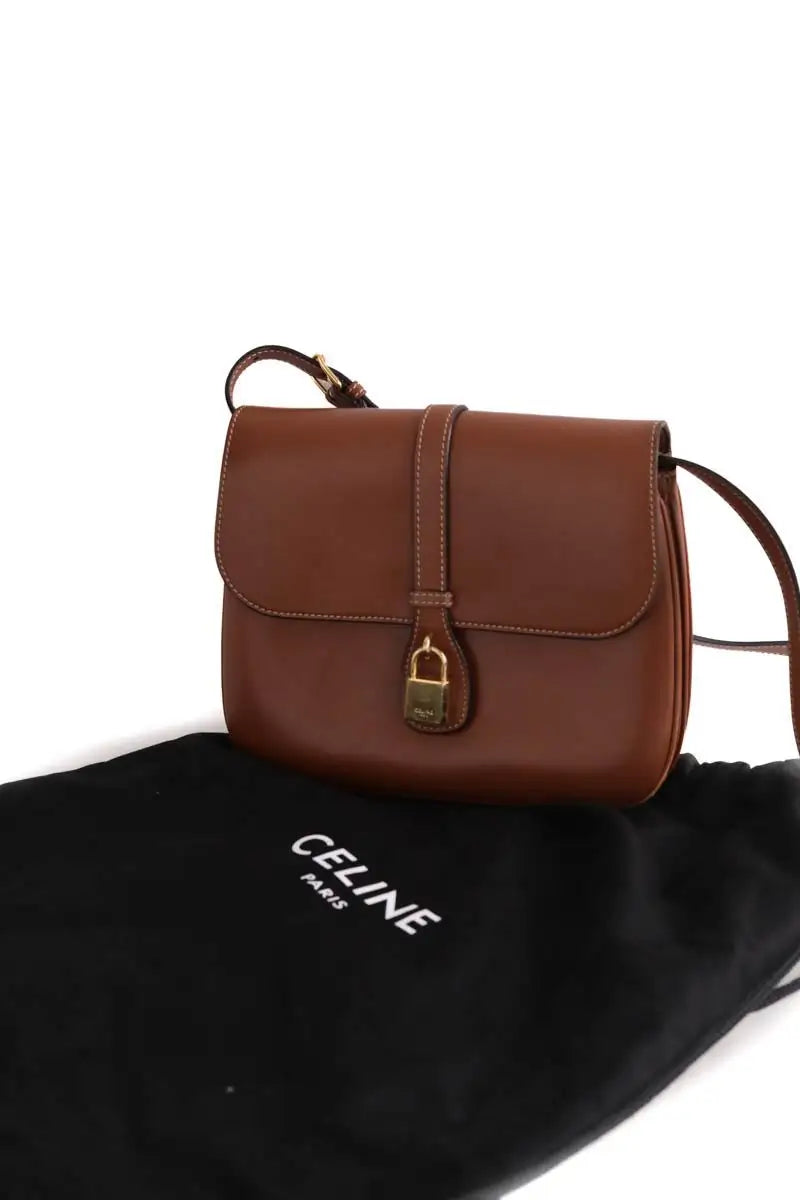 Sac à bandoulière Celine Tabou Camel en Cuir