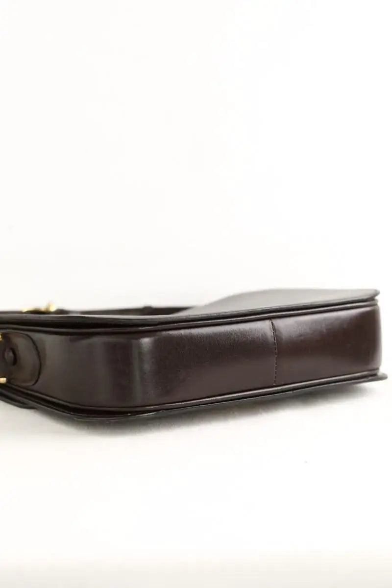 Sac à bandoulière Celine Triomphe Vintage Marron en Cuir verni