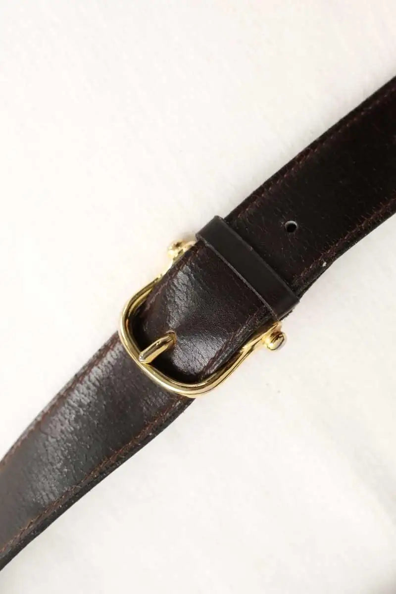 Sac à bandoulière Celine Triomphe Vintage Marron en Cuir verni