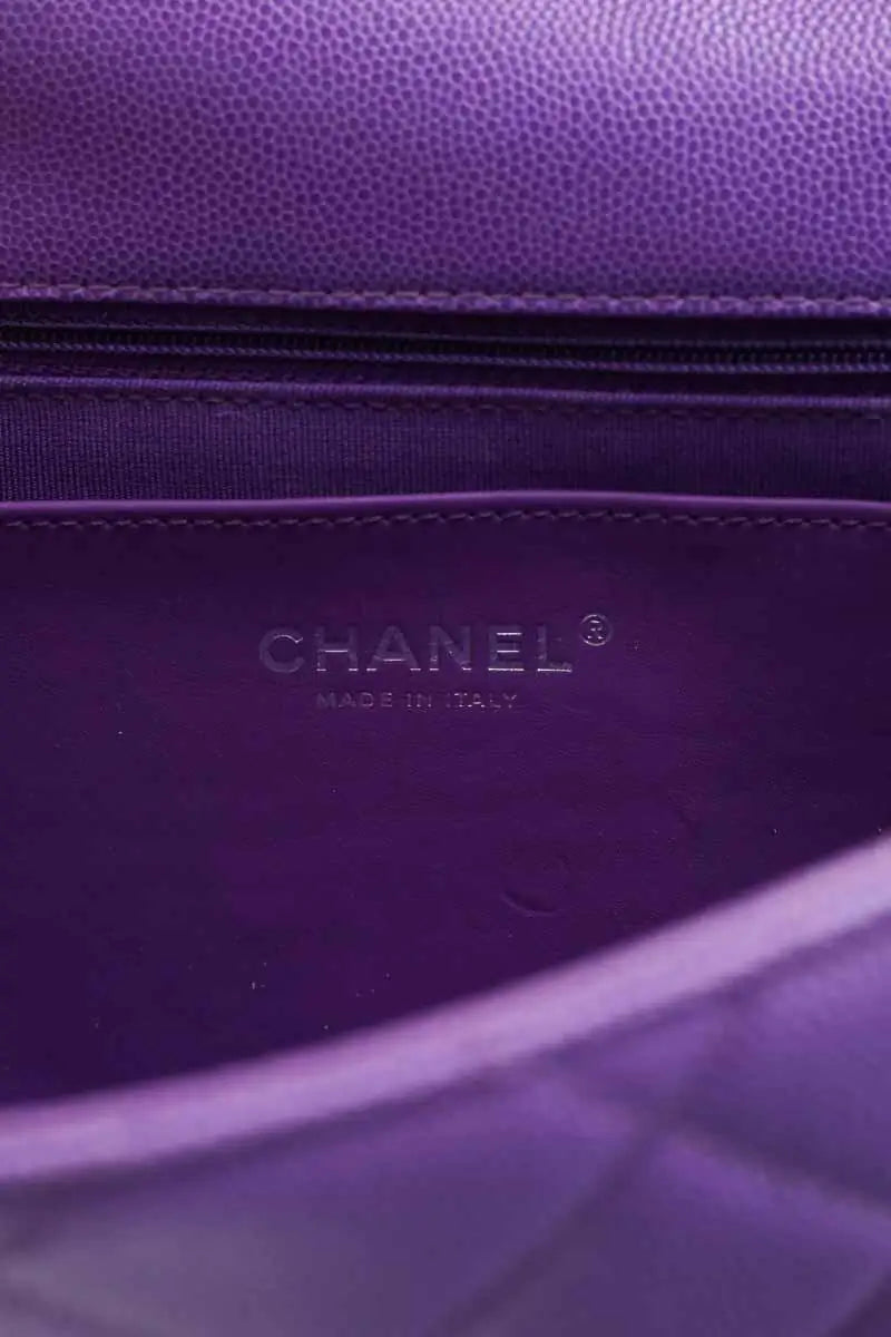 Sac à bandoulière Chanel 2020 small quilted my everything flap crossbody Violet en Cuir