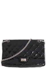 Sac à bandoulière Chanel 2.55 Noir en Cuir verni - Seconde Main