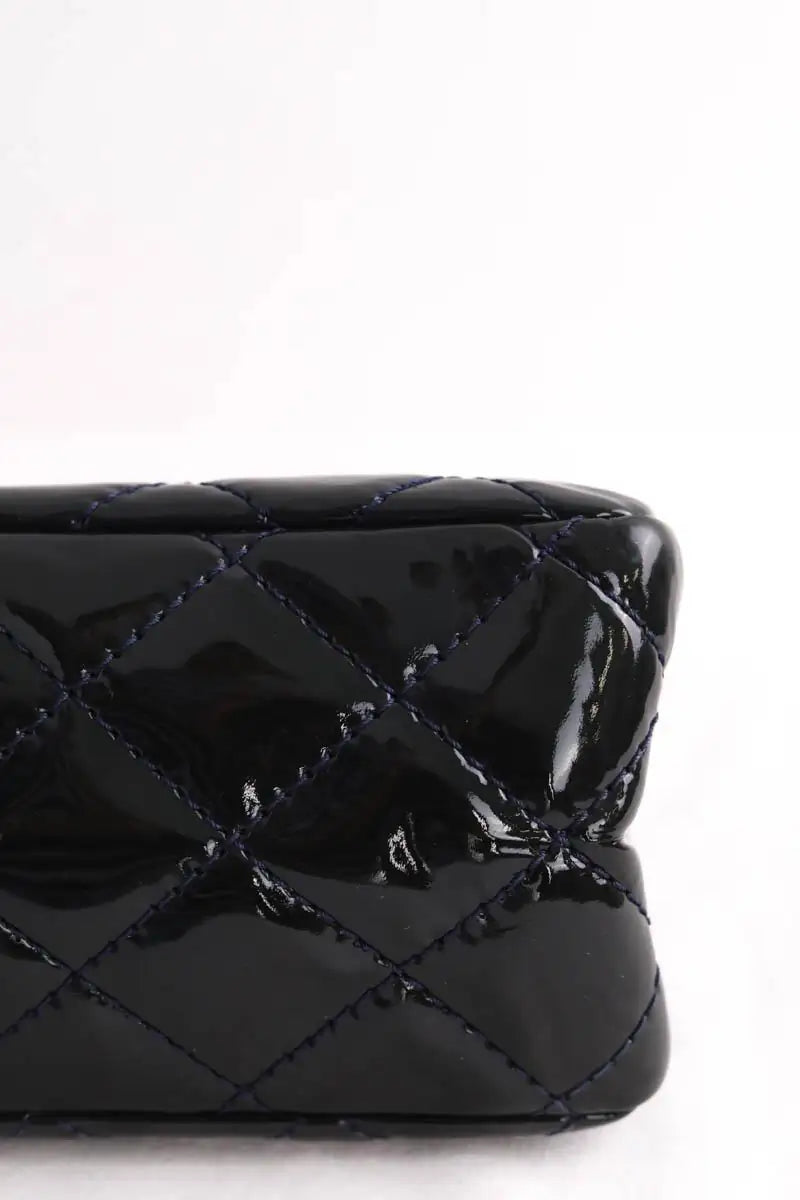 Sac à bandoulière Chanel 2.55 Noir en Cuir verni